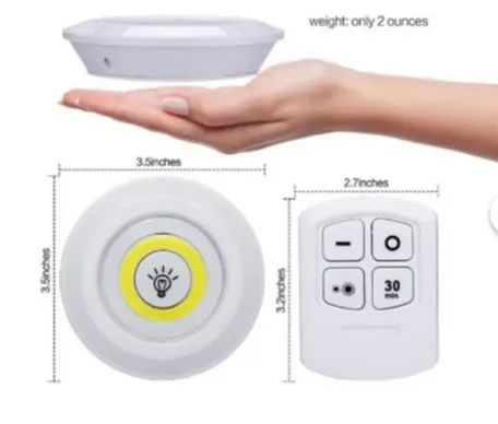 Lâmpada Led Spot Sem fio com controle - Foto 4