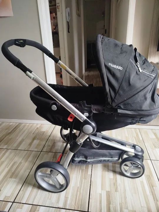 Carrinho de Bebê Kiddo Compass II Preto  - Foto 3