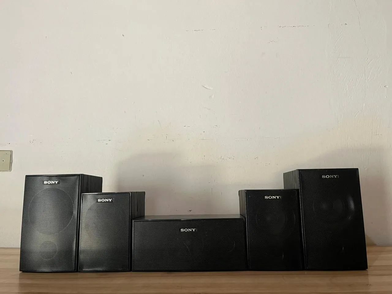 Conjunto 5 Caixas Surrounds Sony Muteki Ss-Srp880 *Philips*Aiwa