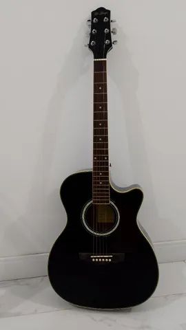 Violão Elétrico Di Giorgio Iron Black