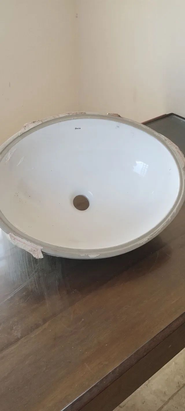 Cuba Oval de Louça de Embutir - Deca 48cm x 37cm - Foto 2