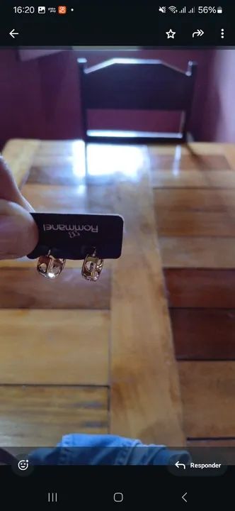 Brincos Rommanel Dourados