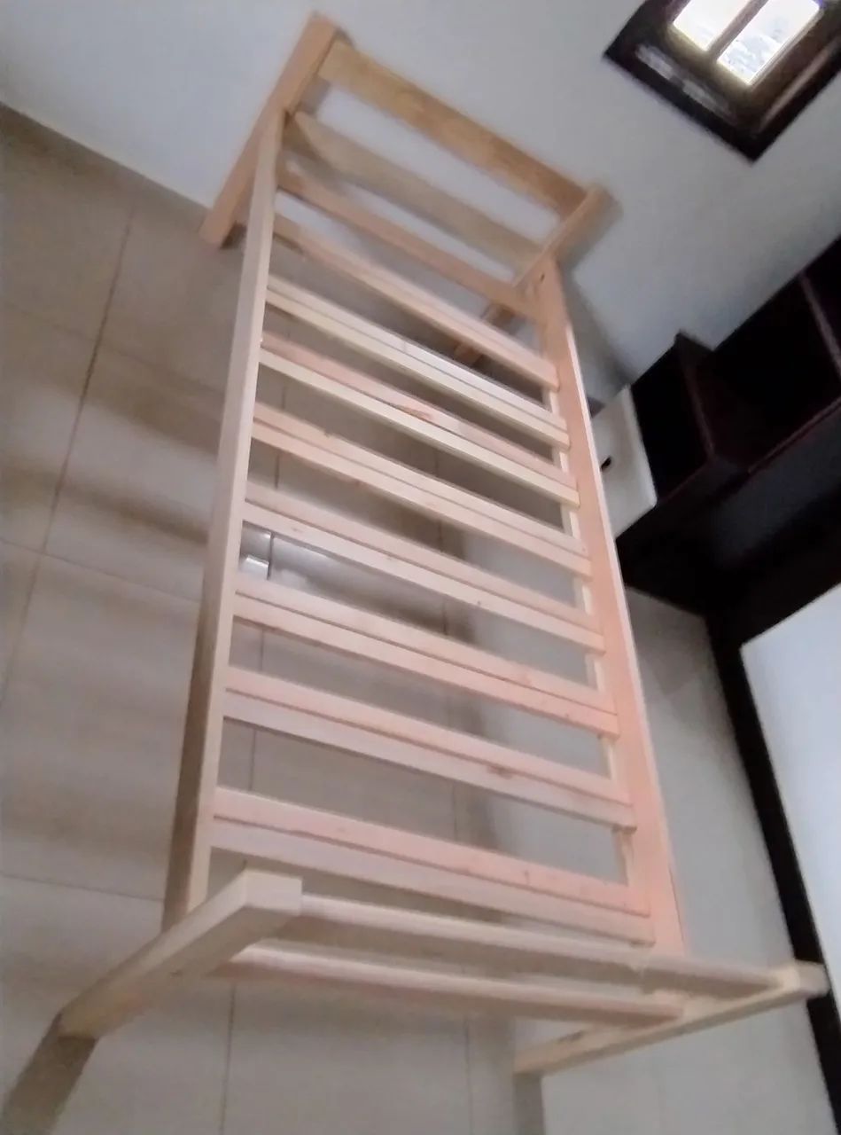 Cama solteiro madeira maciça NOVAS eucalipto 