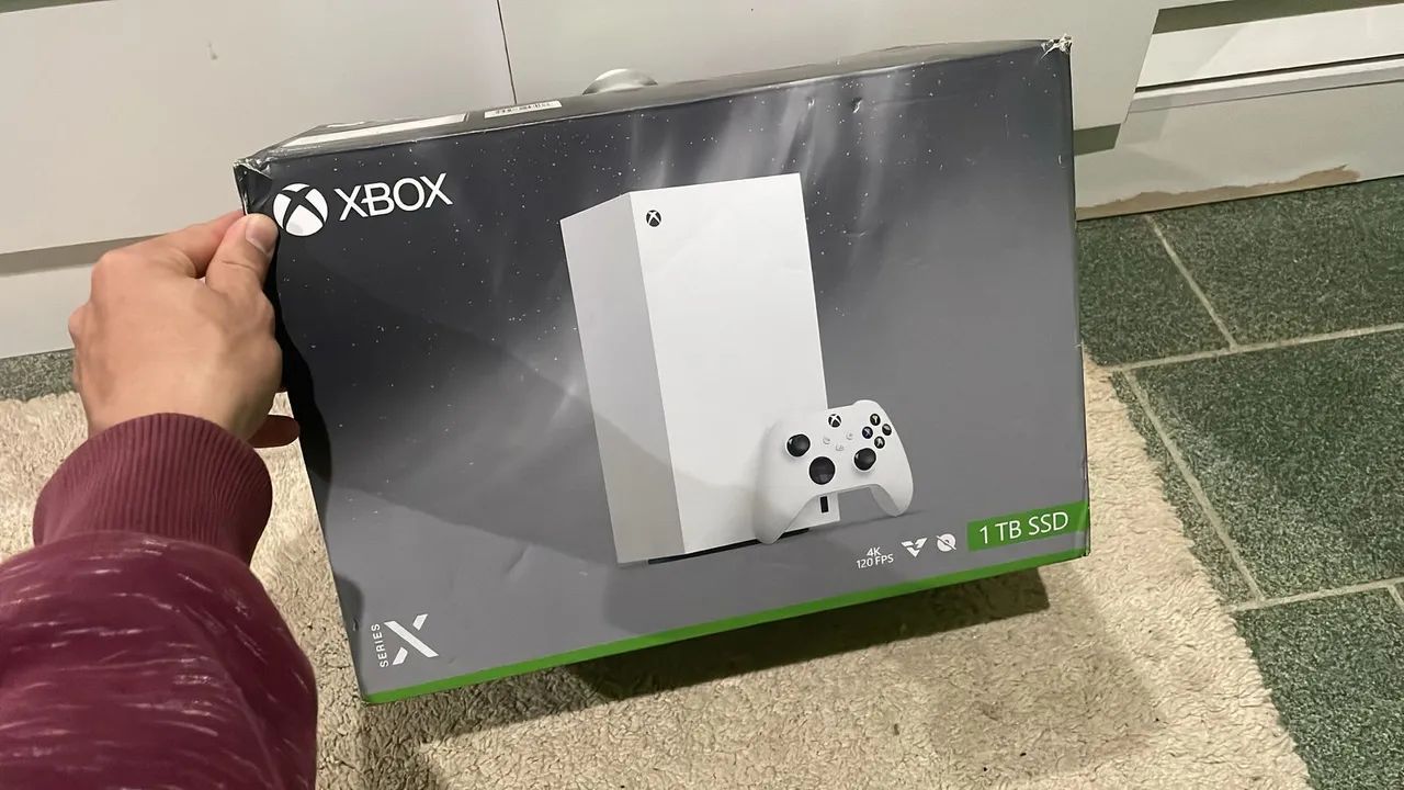 Xbox Series X 4k 01 terabyte SSD na caixa - Foto 4