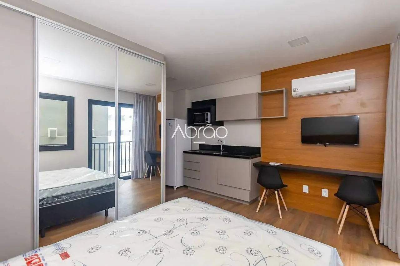 Studio Mobiliado e Equipado para Alugar no Batel - 22,95 m² - Edifício BF2211 | Ref 178