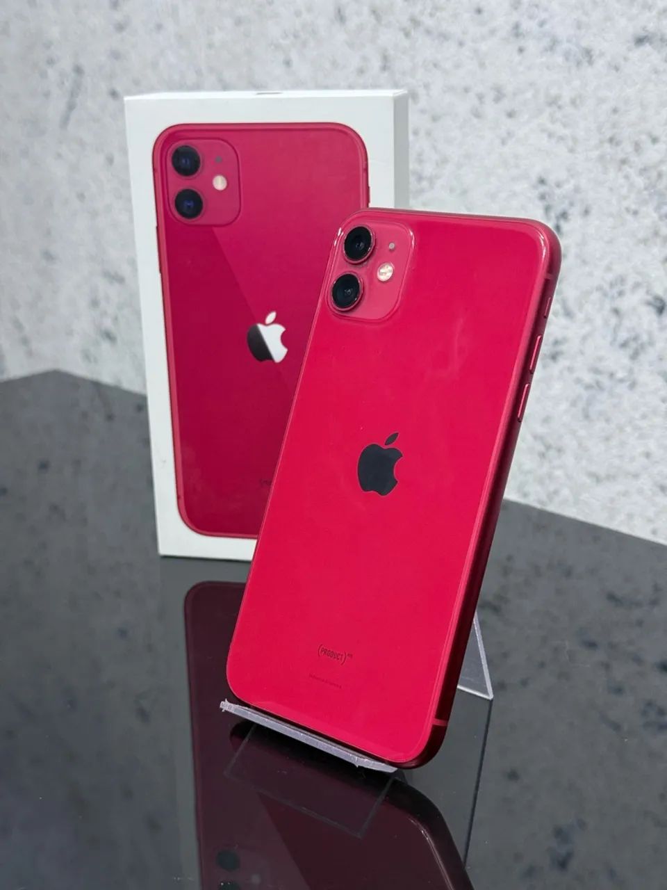 iPhone 11 64GB レッド Apple iPhone 11 (64 GB) - (PRODUCT)RED - Aceitável (Recondicionado