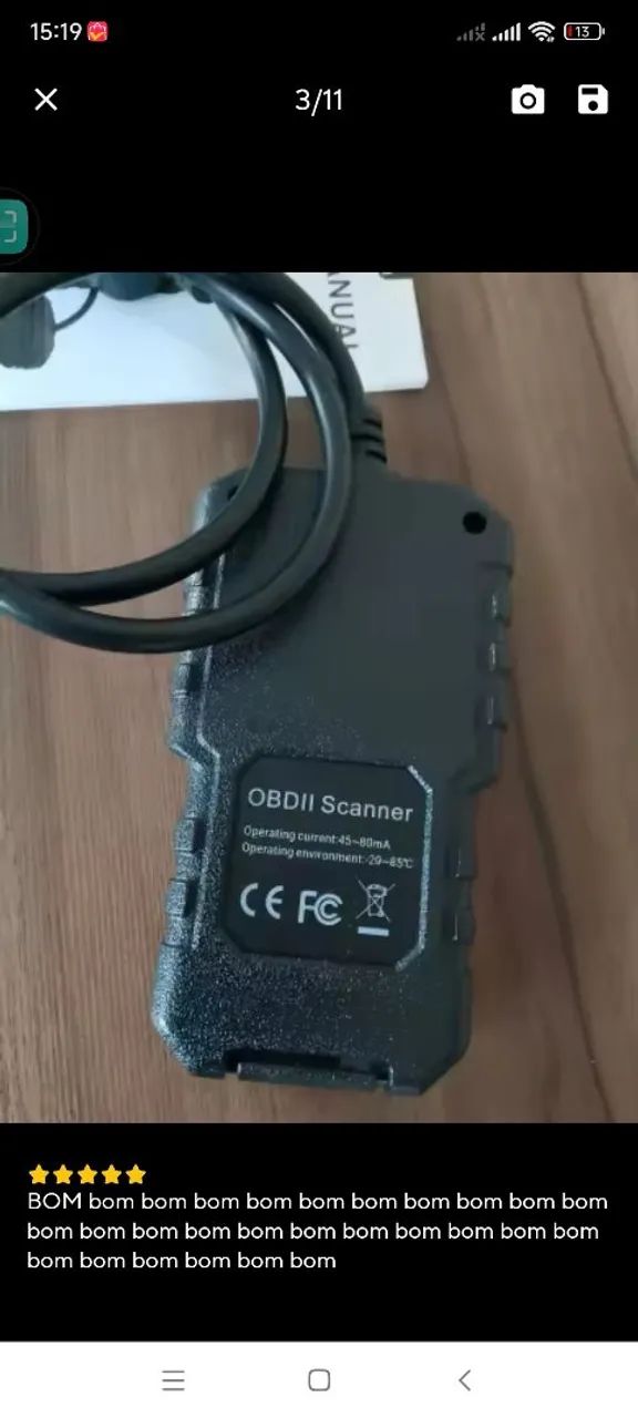 Scanner automotivo OBD2 65049962195586121