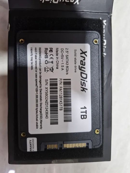 SSD de 1tb Xraydisk (Leia a descrição) - Foto 2