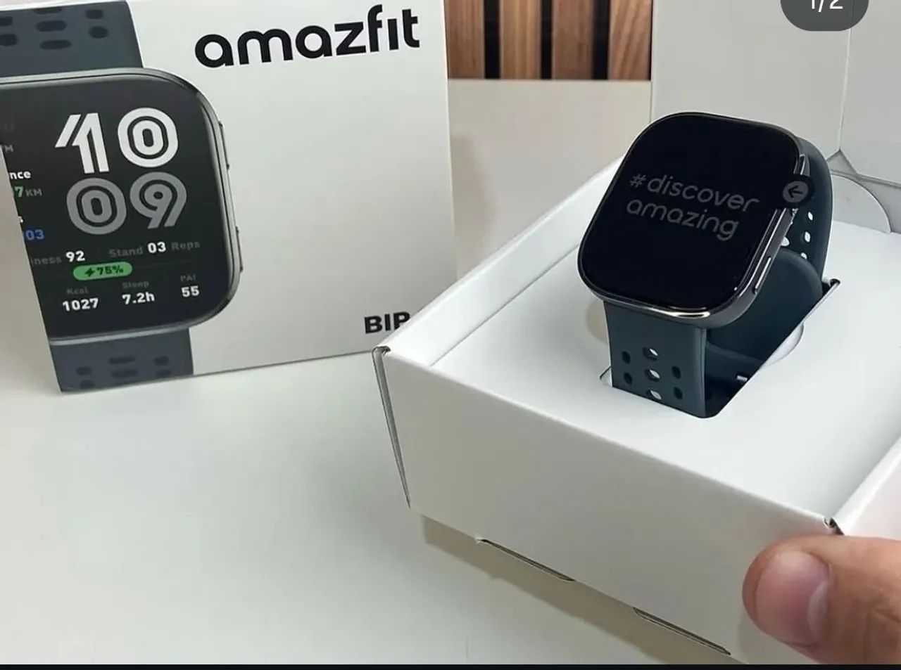 Amazfit Bip 6 Global Azul Escuro Lacrado  - Foto 5