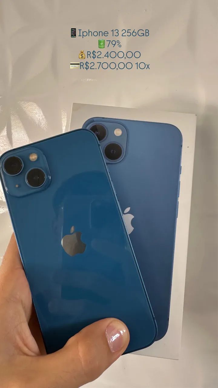 Iphone 13 Azul 256gb - Celulares e Smartphones - Soledade, Aracaju