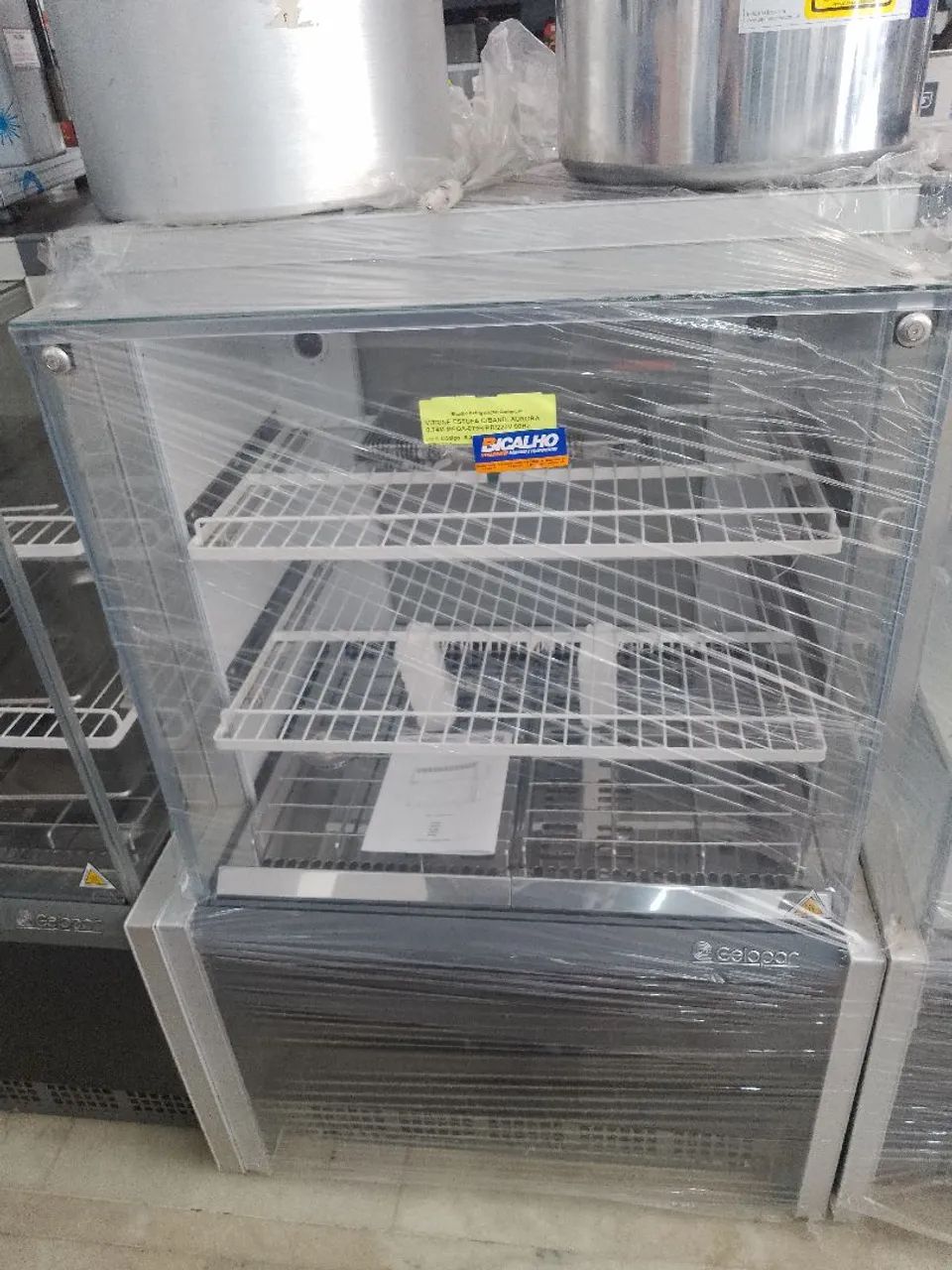 VITRINE ESTUFA COM BANDEJAS AURORA GELOPAR - NOVA