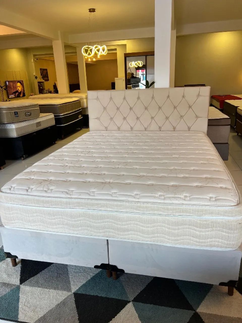 Cama box Casal QUEEN COMPLETA - Entrego!  - Foto 2