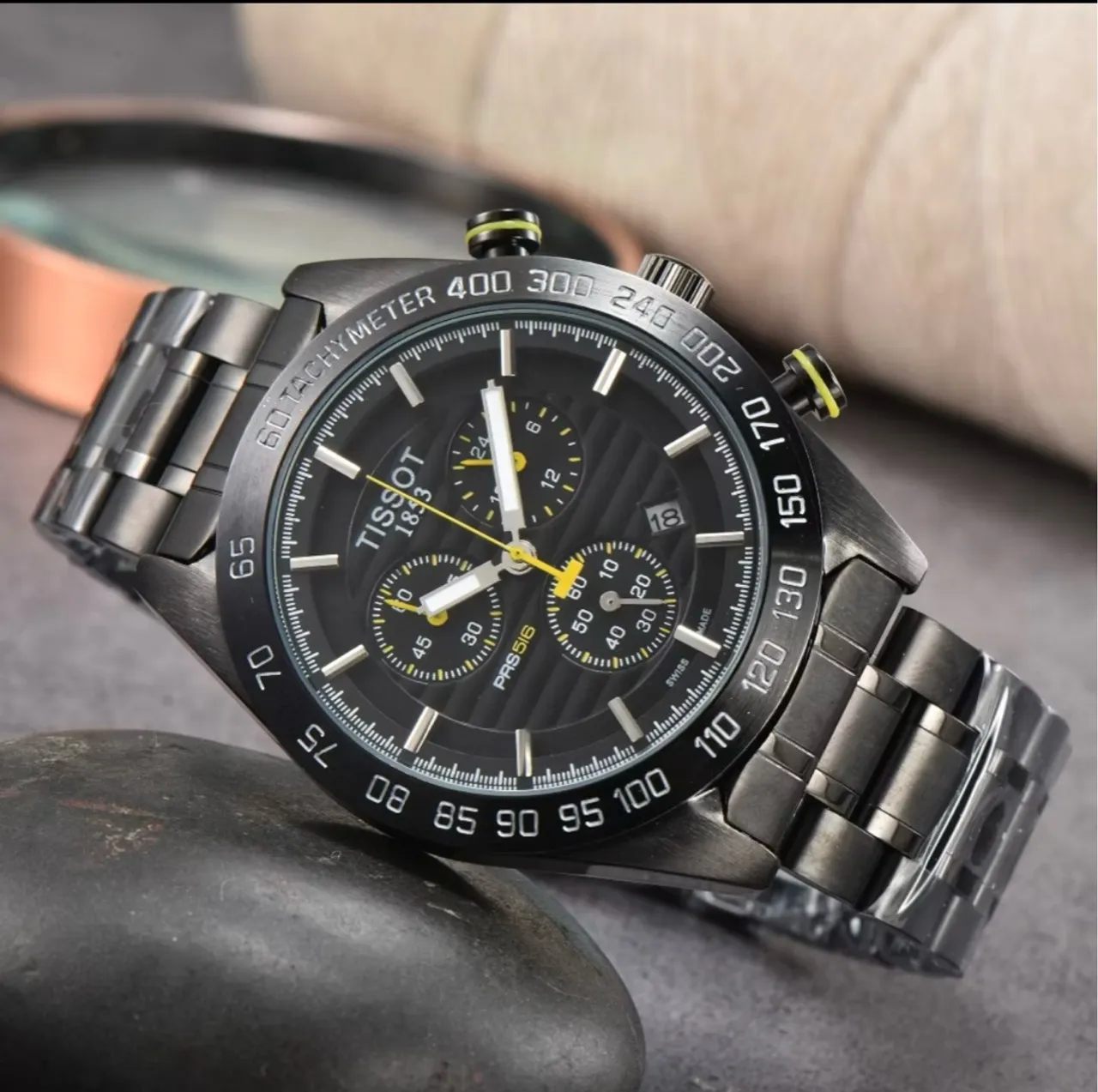 Relógio Tissot pulseira de aco, automático NOVO
