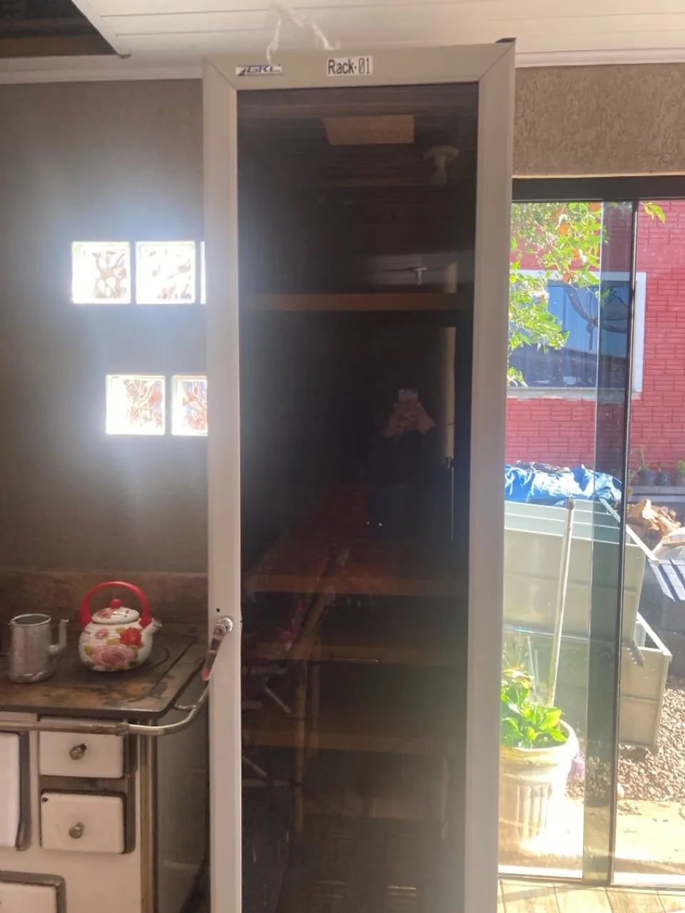 Rack Servidor GCL 42U com Porta de Vidro e 5 Bandejas - Ótimo Estado