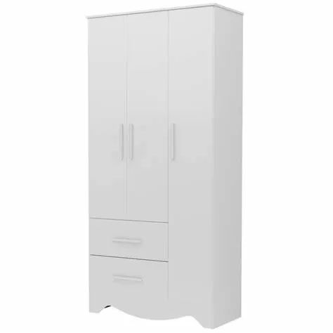 Armário Pop Retro 3 Portas - Branco OFERTA L54