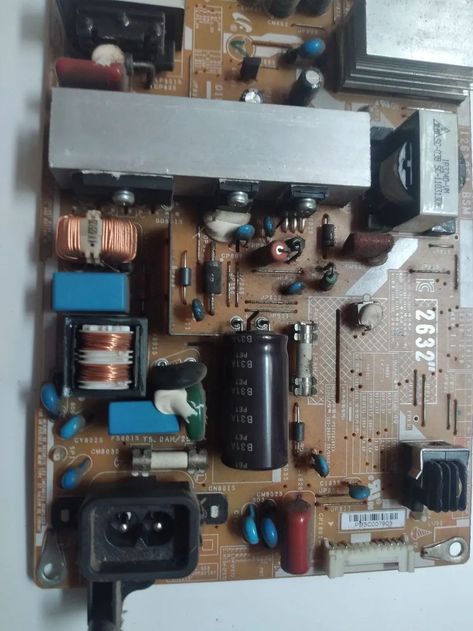 Placa fonte da TV Samsung ln32d550k1g bn44-00438A funcionando - Foto 4
