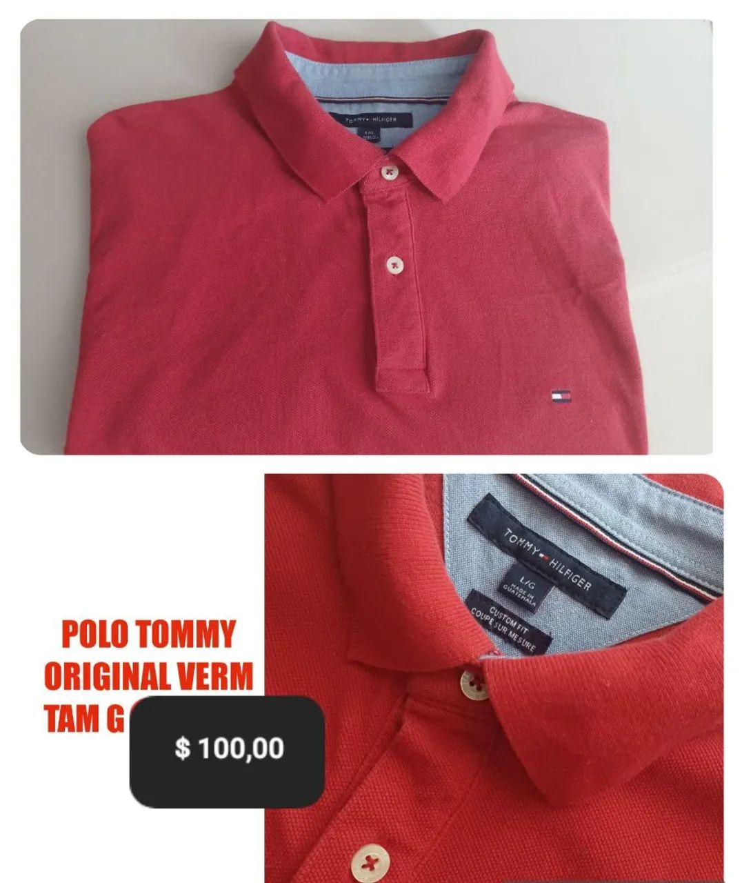 Camisa Polo Originais Diversas Marcas Tam G Qualquer Polo $ 70,00  - Foto 2