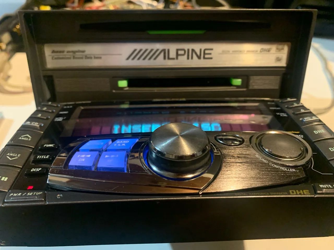 Som Automotivo 2 DIN Japonês Alpine Profissional MD e CD Estado de