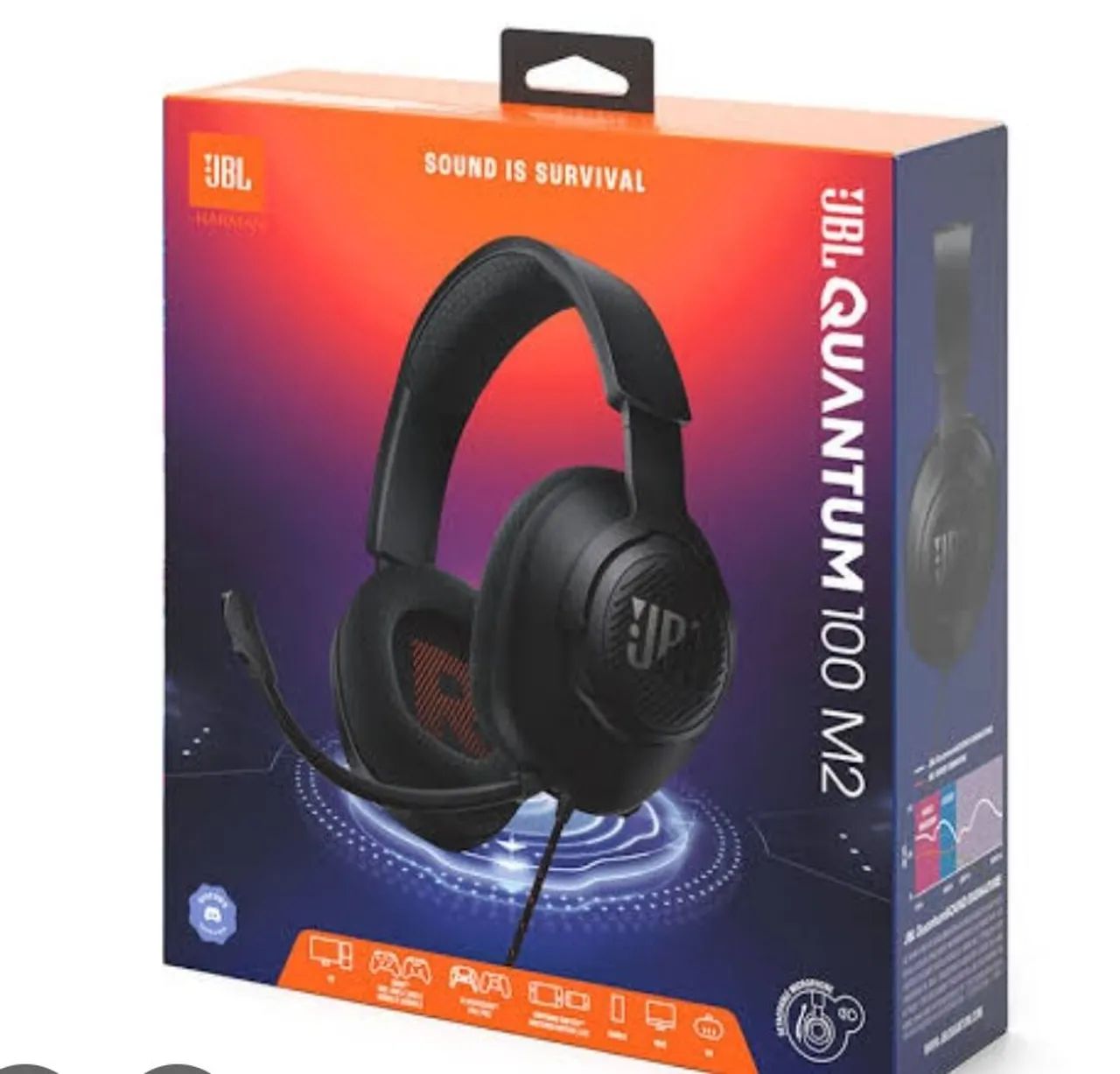 Headset Gamer JBL Quantum 100 M2 - Áudio Imersivo - Foto 2
