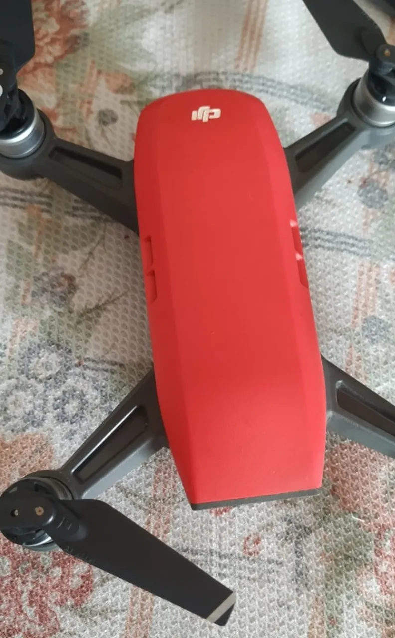 Combo Drone Dji Spark Fly More Vermelho<br>