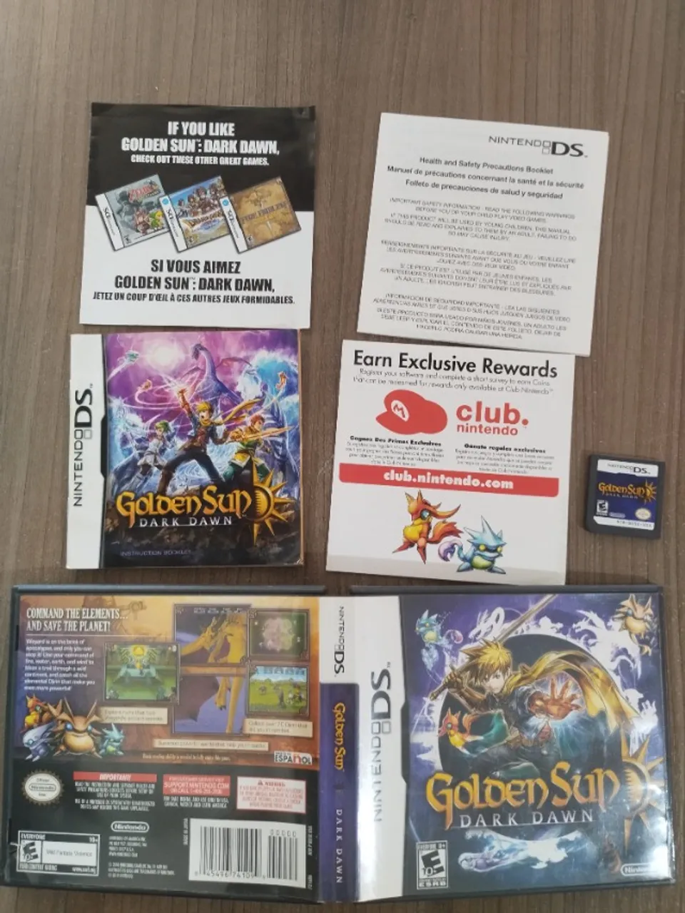 Golden Sun - Dark Dawn - Original - Nintendo DS