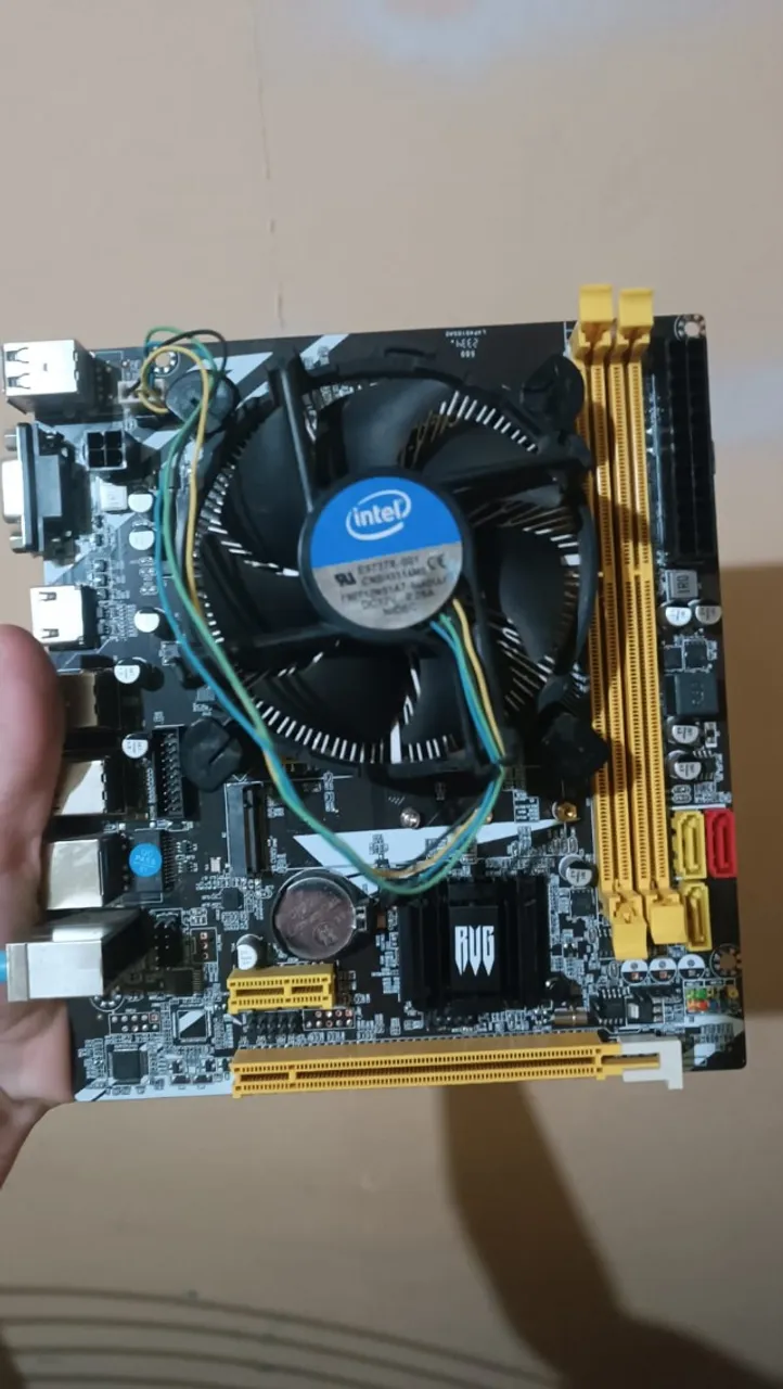 kit processador i5 + placa mãe + 16gb de Ram