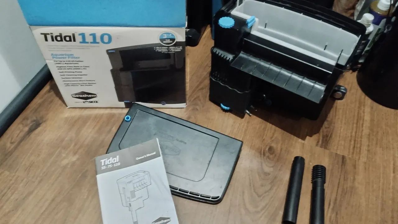 Filtro de água para aquário Tidal 110 - Novo