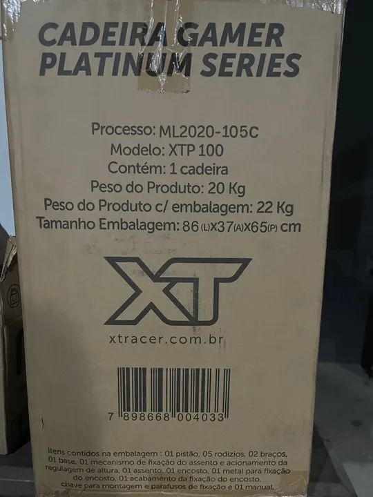 Cadeira Gamer XT Racer Reclinável - nova na caixa - Foto 6