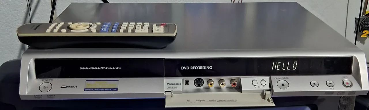 Aparelho Dvd Gravador Panasonic DMR ES15