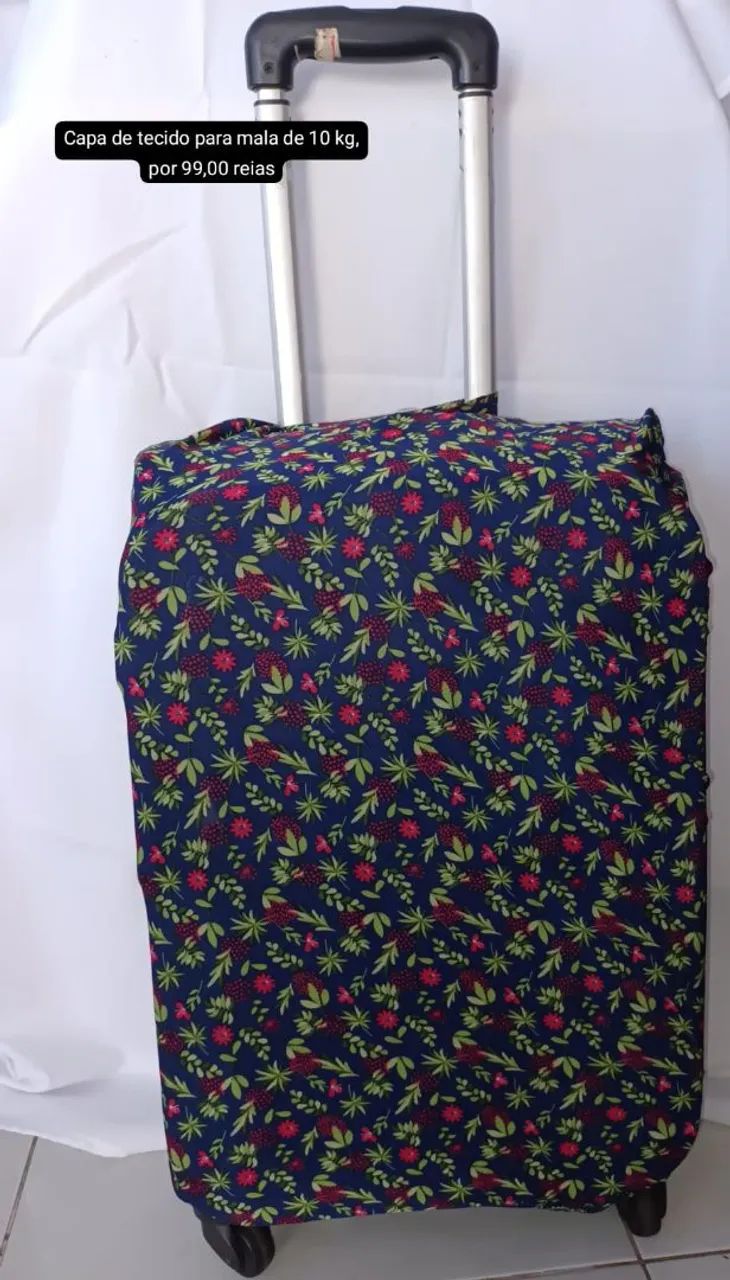 Capa de mala floral rosa 10kg - Foto 3