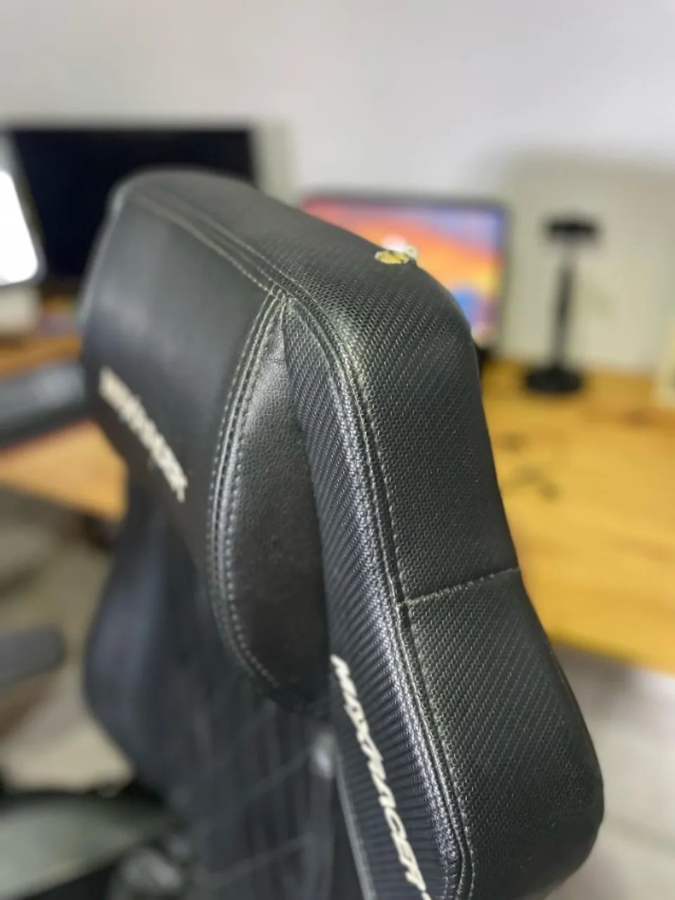Cadeira Gamer MaxRacer Bunker Massagem SMI Regen Preta - Foto 3