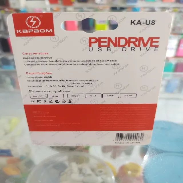 Pen drive com 8 Gigas  - Foto 3