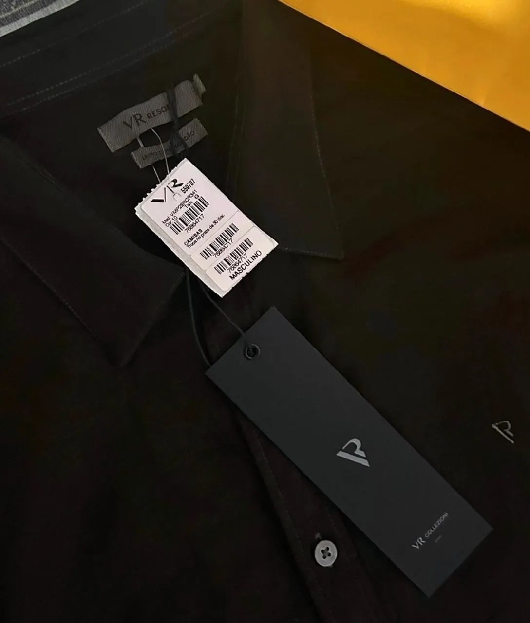 Camisa Social VR Collezioni. Nova, cor Preto. - Foto 4