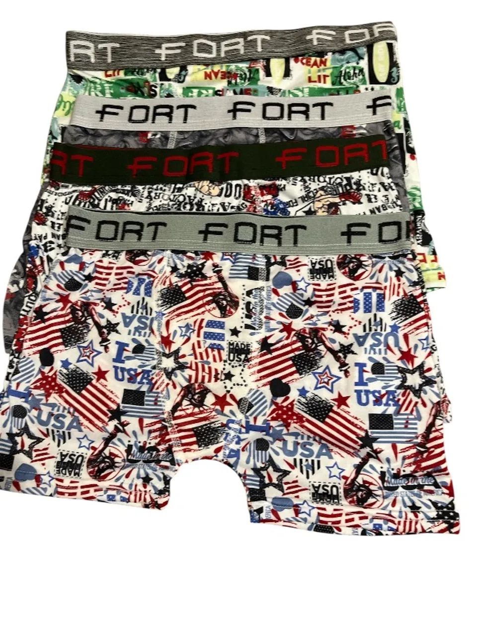 Cueca boxer Fort poliester 10 unidades - Foto 4