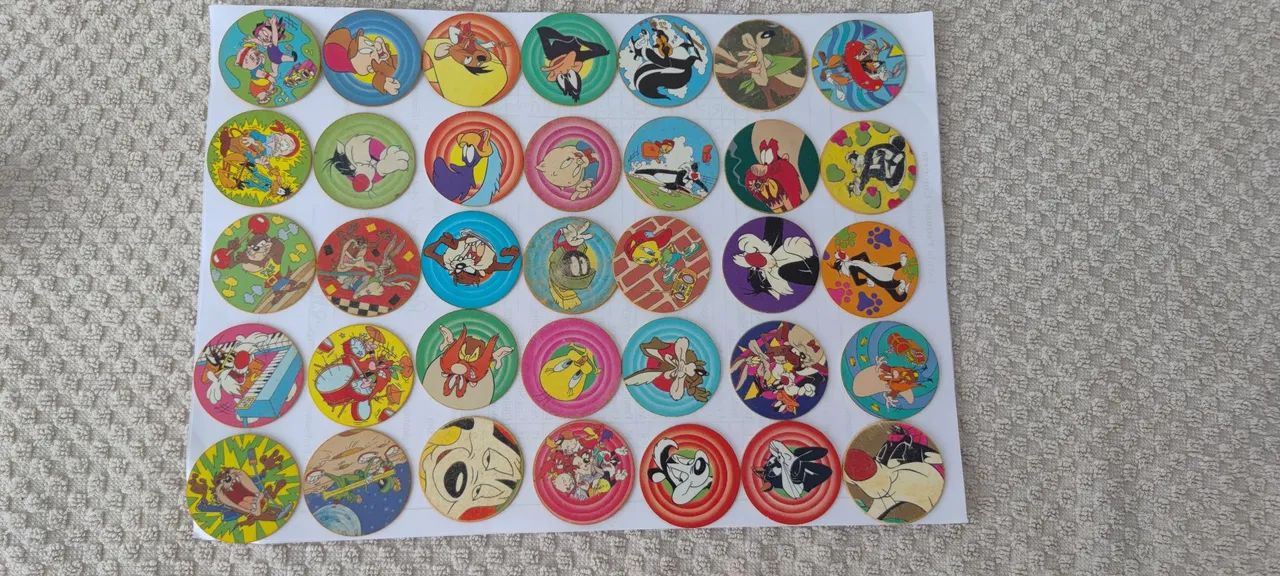 83 Tazos originais da Elma chips 1edicão