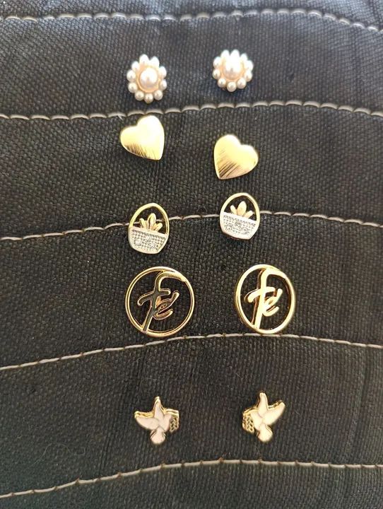 Semi jóias com banho de ouro e prata