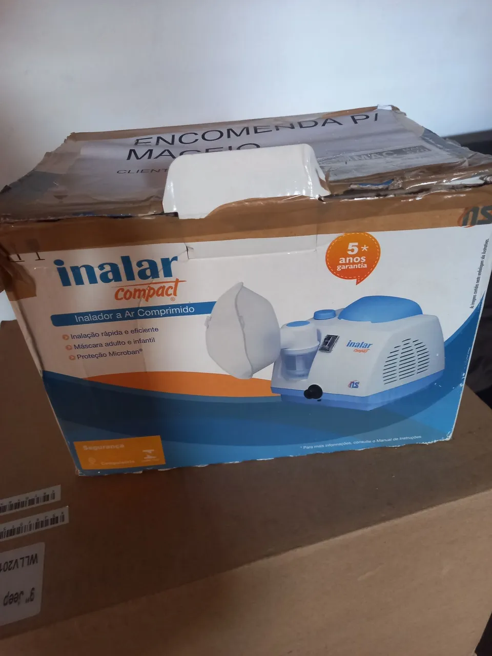 INALADOR COMPACTO - Inalar a Ar Comprimido