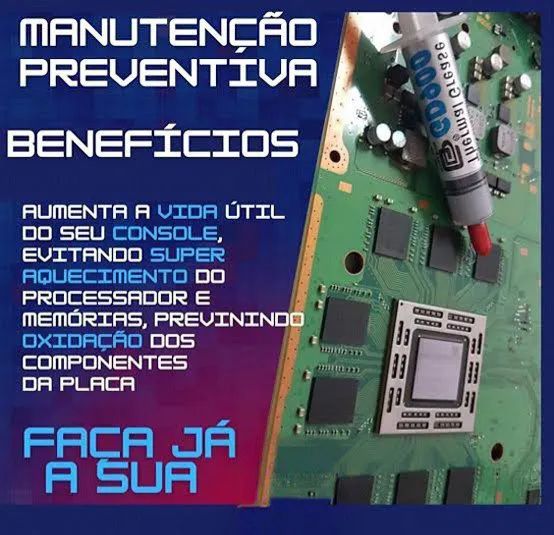 Manutenção Preventiva e Troca de Pasta Térmica Playstation - Foto 2