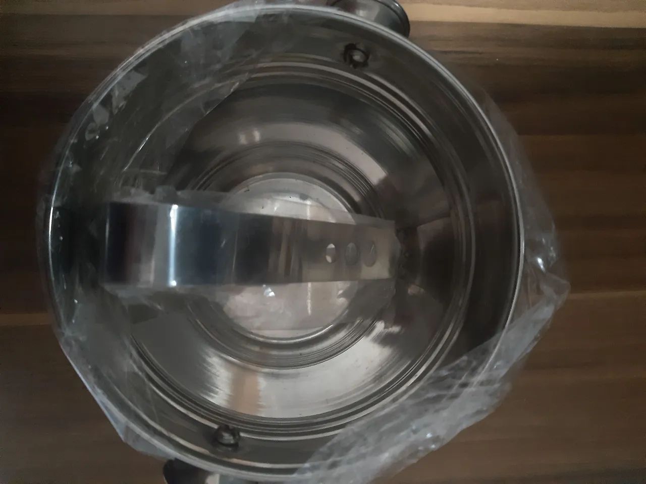Balde de Gelo Inox com Pegador 12cm - Fratelli - Foto 2