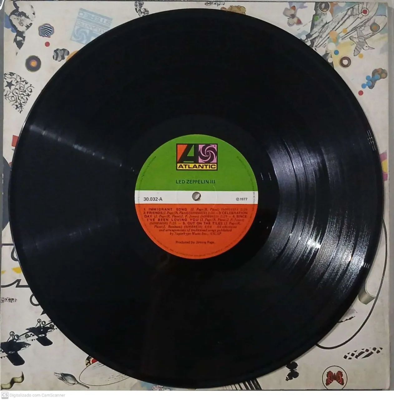 LP/ Led Zeppelin III - Vinil EX estado c/Capa Gatefold Dupla  - Foto 4