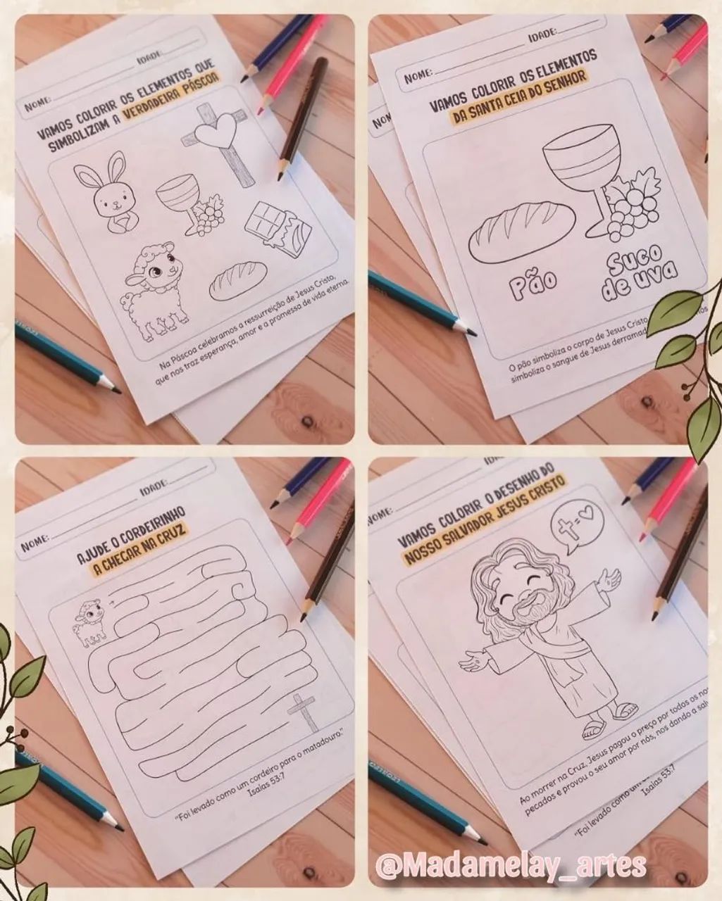 Lembrancinhas Páscoa Cristã - Foto 5