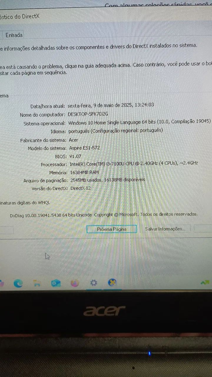 Notebook Acer Aspire ES 15 - Foto 3