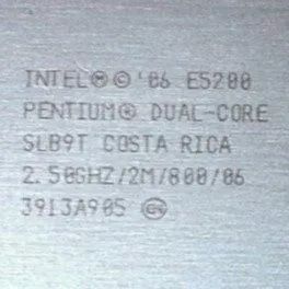 Intel Core 2 Duo E5200 Usado (LGA 775) Processador + Ventoinha Cooler. - Foto 2