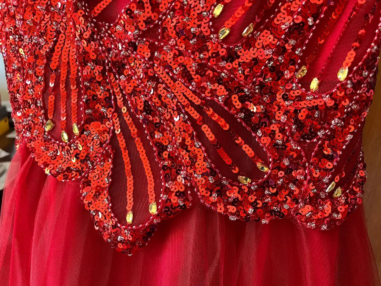 Vestido seda, bordado - Foto 4