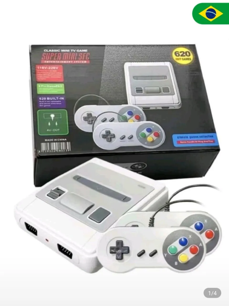Super Mini SFC - 620 Jogos Clássicos na TV