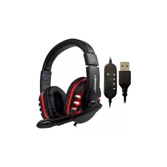 Fone de Ouvido Headset Gamer Usb Com Microfone E Led Lehmox - Unidade  - Foto 2