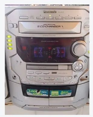 Mini system som Rádio Central Panasonic SA AK48