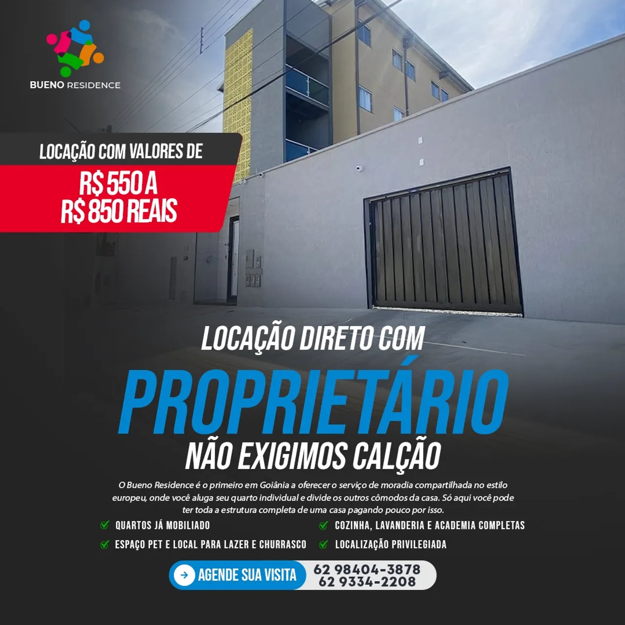 Flat para aluguel com 1 quarto em Setor Sol Nascente - Goiânia - GO