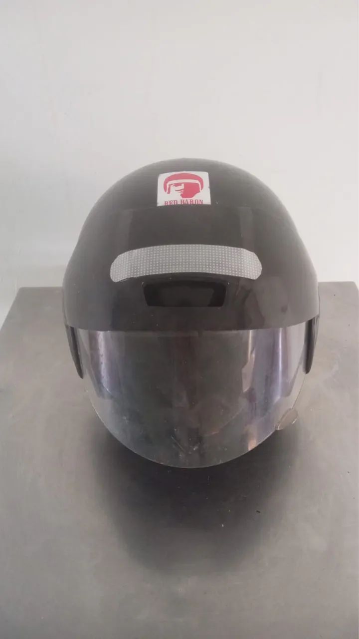 Capacete Thunder Aberto Preto Brilho Tam 58 - Foto 2
