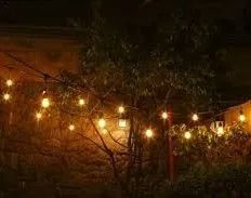 Varal de lâmpadas com 15 metros com lâmpadas inclusas